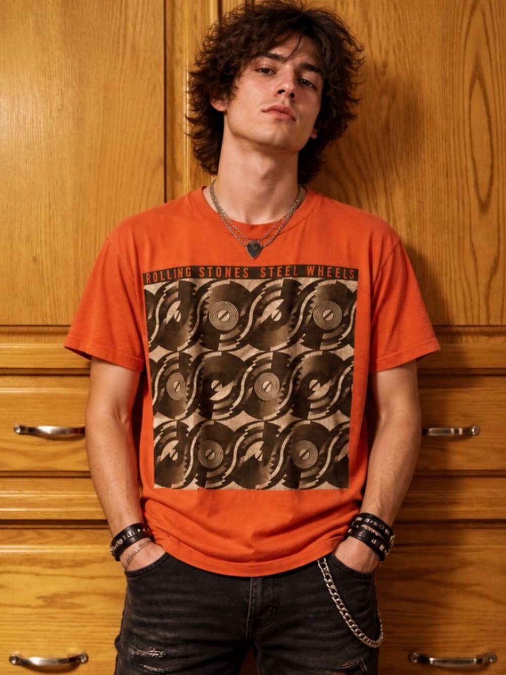 Cool Vintage, The Rolling Stones Steel Wheels Tour Working Crew T-Shirt XL 1989 - Picture 13 of 16